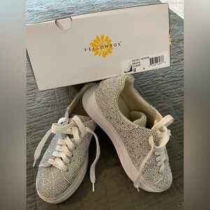 Yellow Box Women's Glitter Sneakers - Silver